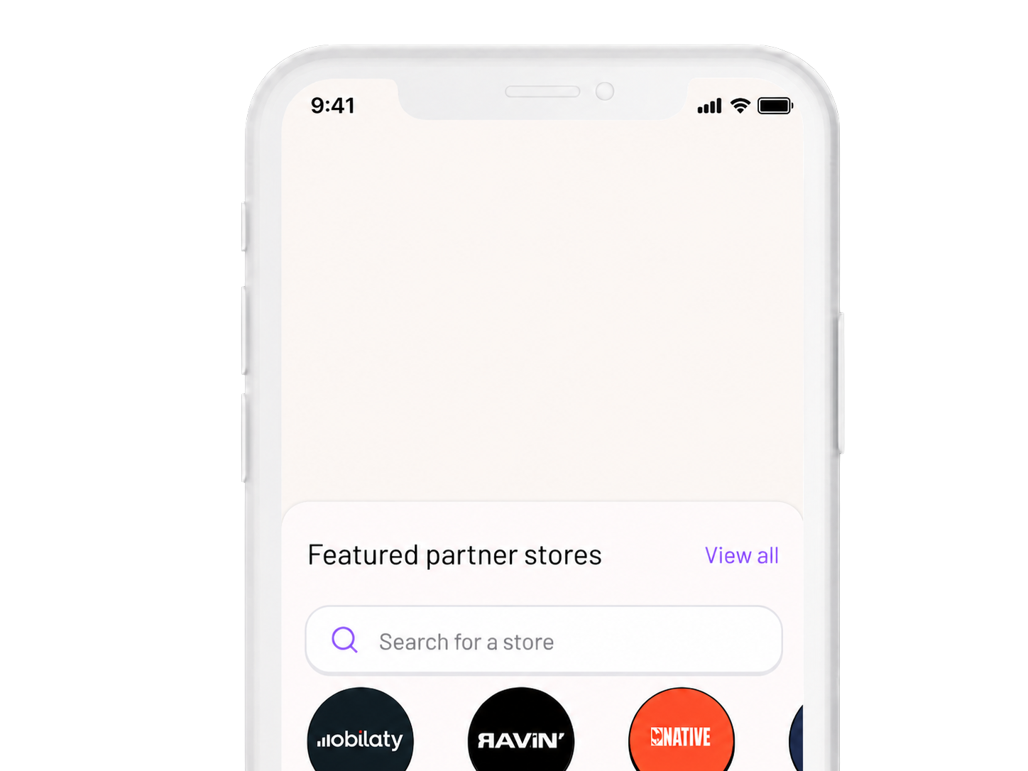 Lucid app showing your card and spending